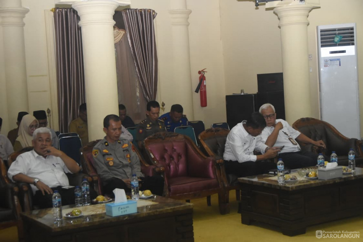 Rapat Paripurna DPRD Tingkat 1 Tahap 1 di Gedung DPRD Kabupaten Sarolangun