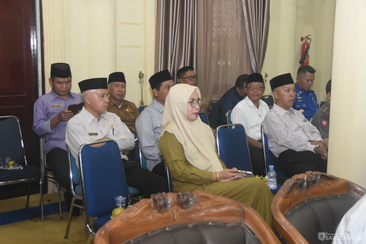 Rapat Paripurna DPRD Tingkat 1 Tahap 1 di Gedung DPRD Kabupaten Sarolangun