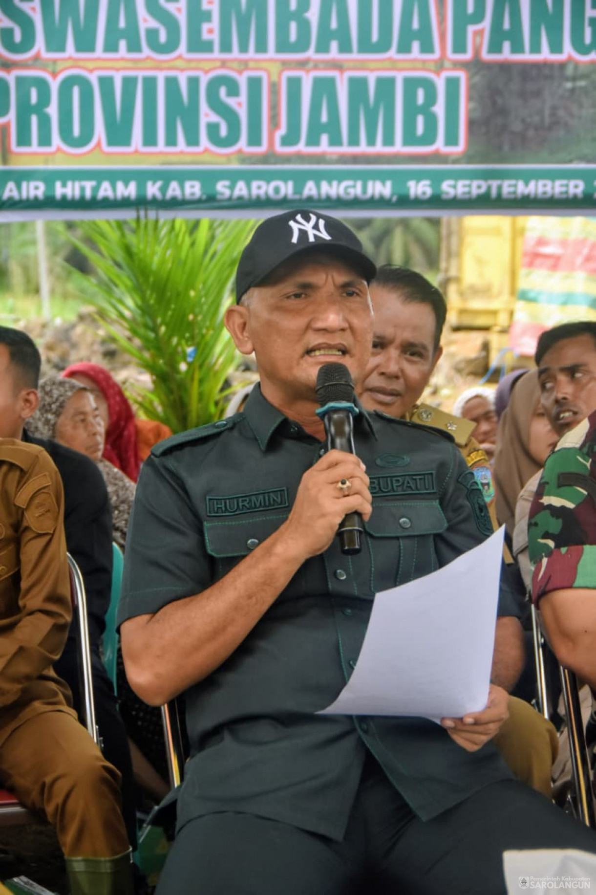 16 September 2025&nbsp; Tanam Padi Ladang Serentak SeProvinsi Jambi di Desa Baru Kecamatan Air Hitam