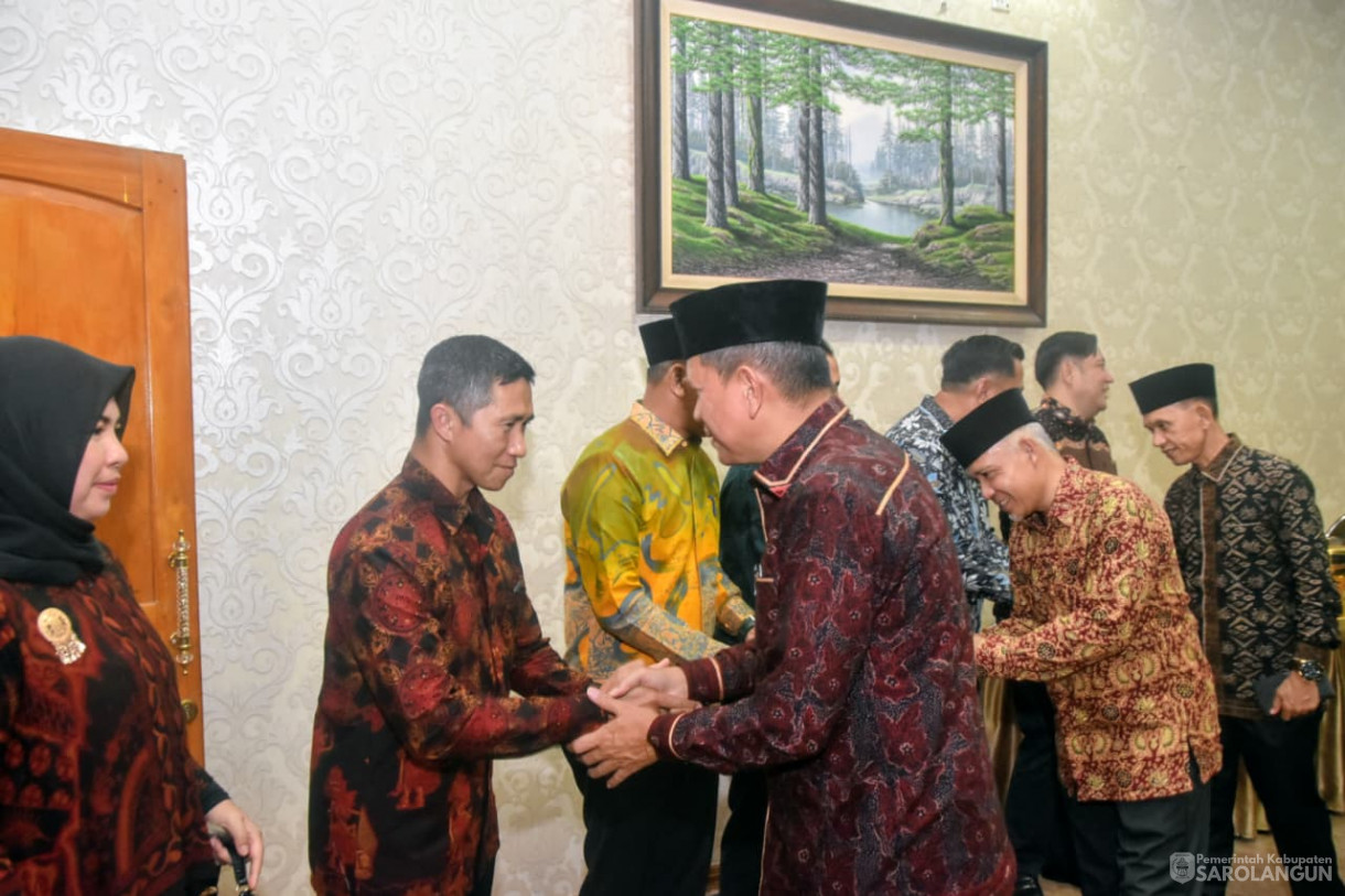 16 September 2025 Penyambutan Dandim 0420 Sarko Bapak Letkol Inf Yakhya Wisnu Arianto, S.Sos. M.Han di Rumah Dinas Bupati Sarolangun