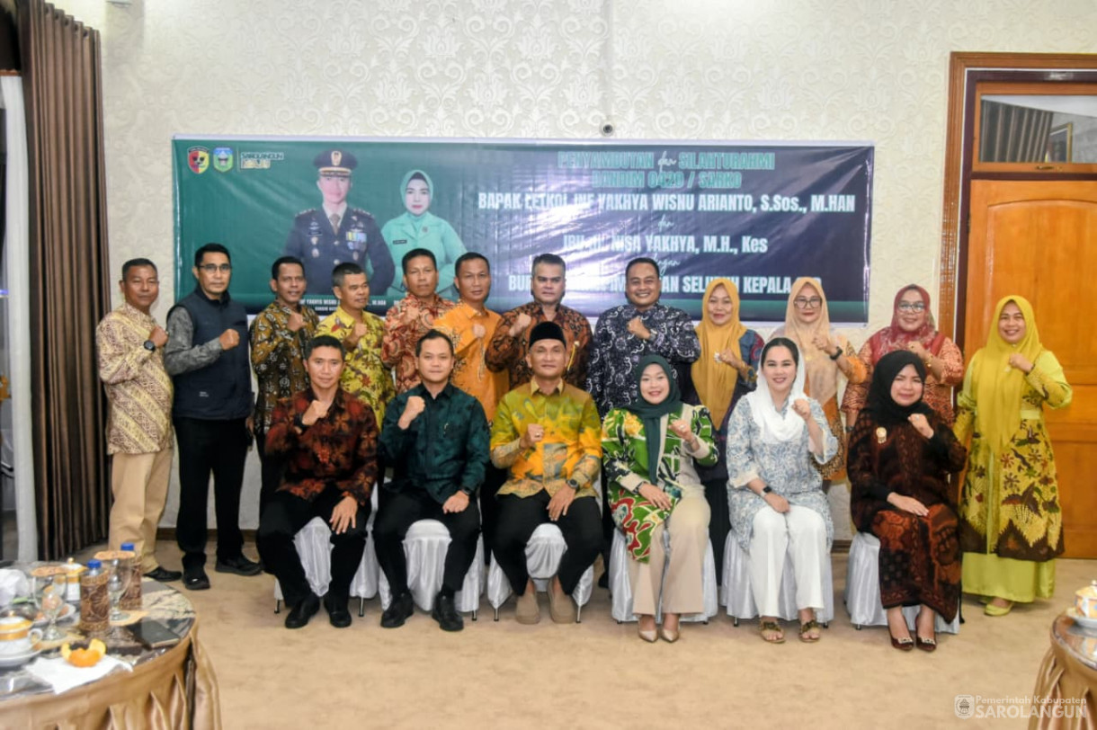 16 September 2025 Penyambutan Dandim 0420 Sarko Bapak Letkol Inf Yakhya Wisnu Arianto, S.Sos. M.Han di Rumah Dinas Bupati Sarolangun