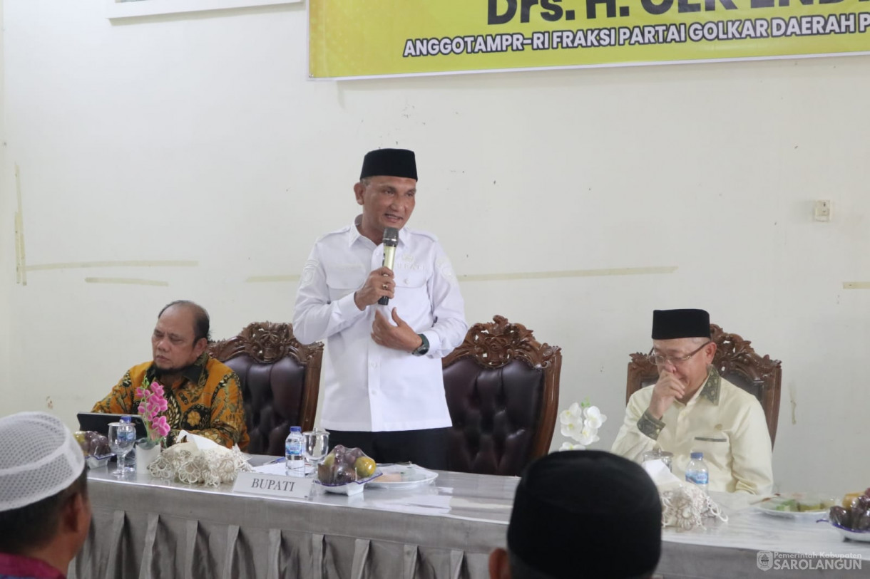 30 Juli 2025 - Acara Reses Bapak Anggota DPR RI Bapak Drs. H Cek Endra Bersama Masyarakat Bertempat di Kediaman Pribadi Bapak Cek Endra di Lapangan Sriwijaya Sarolangun