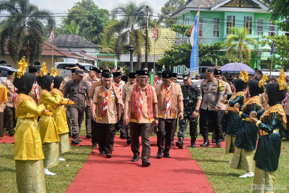 3 Oktober 2024 -&nbsp;Apel Besar Hari Pramuka Ke 63, Bertempat di Lapangan Bola Kaki Sungai Benteng Kecamatan Singkut