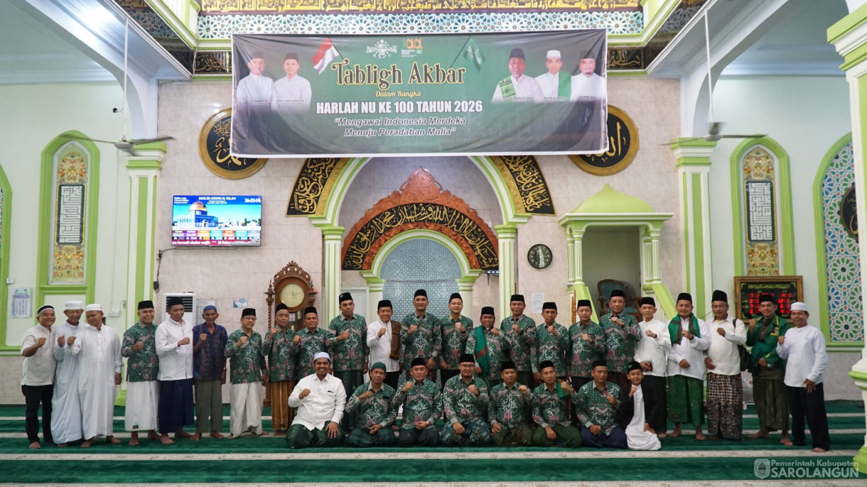 7 Februari 2026 Harlah Nahdatul Ulama Ke 100 di Masjid Alfalah Sarolangun
