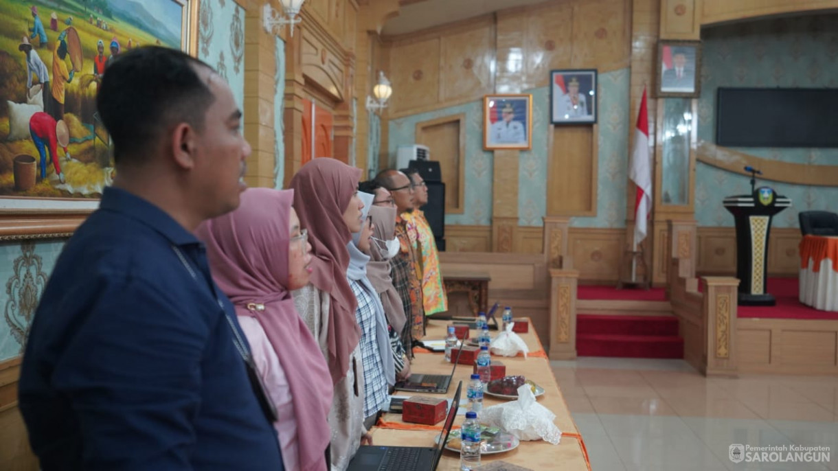 2 Februari 2024 - Supervisi Dan Pengarahan Kepala Bpk Ri Provinsi Jambi Pelaksanaan Pemeriksaan Interim Atas Laporan Keuangan Pemerintah Daerah TA 2023 Pada Pemerintah Kabupaten Sarolangun Di Ruang Aula Utama