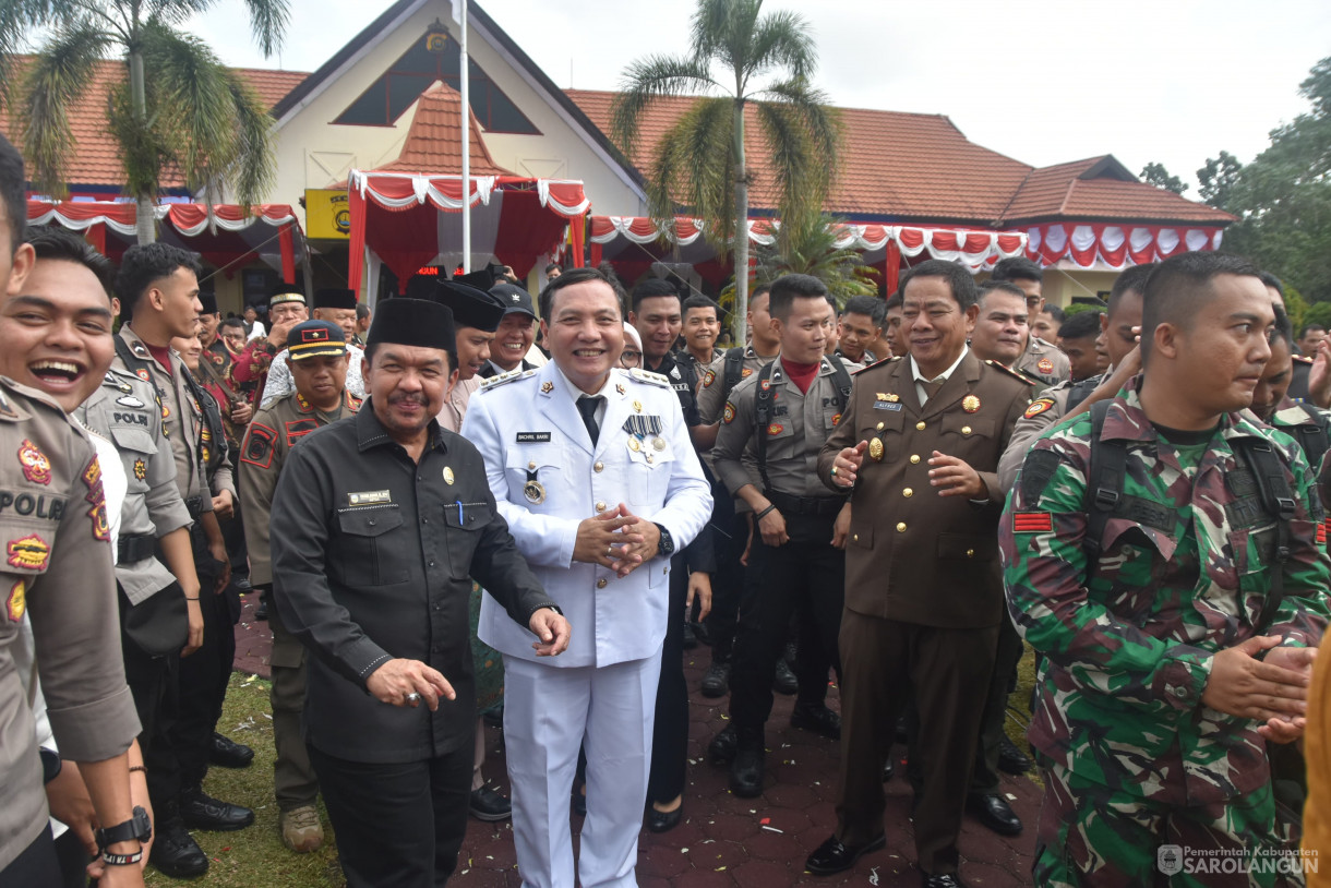 1 Juli 2024 -&nbsp;Ops Upacara Bhayangkara ke 78 Tahun 2024, Bertempat di Lapangan Polres Sarolangun