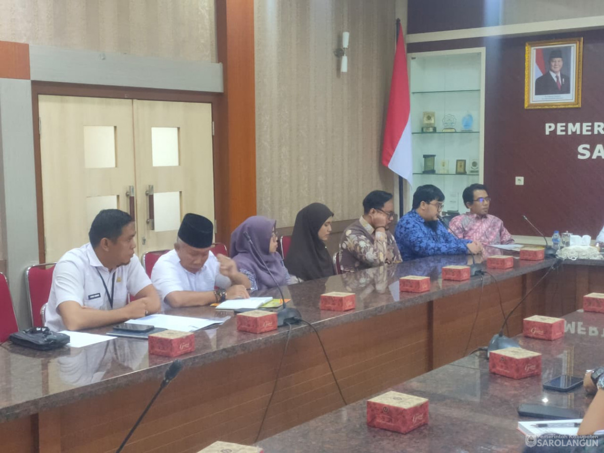 15 Oktober 2025 Entry Meeting dengan BPK RI Perwakilan Provinsi Jambi di Ruang Pola Utama Kantor Bupati Sarolangun