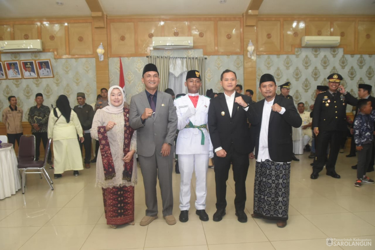 15 Agustus 2025 Pengukuhan Paskibraka Kabupaten Sarolangun