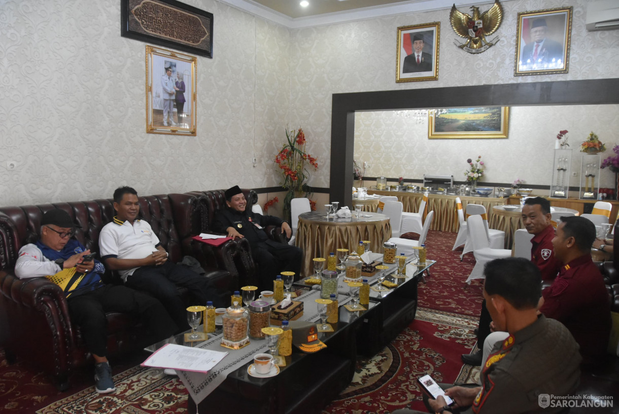 15 Agustus 2024 -&nbsp;Audiensi Dengan Kalapas IIB Sarolangun, Bertempat di Rumah Dinas Bupati Sarolangun