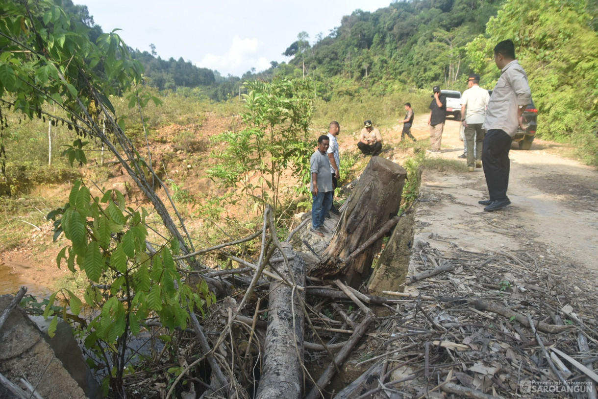 2 November 2024 - Meninjau Jembatan Rusak di Desa Temalang Kecamatan Limun