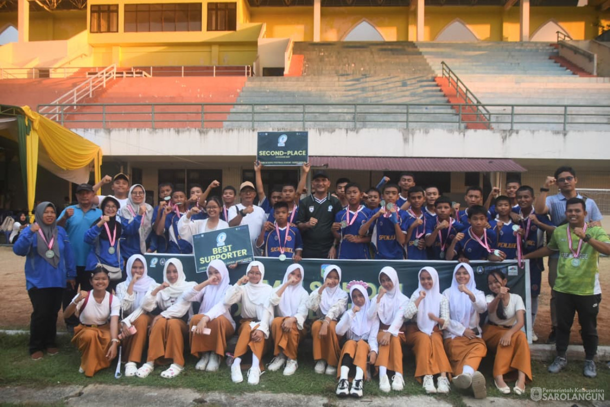 4 Desember 2025 Penutupan Liga Pelajar di GOR Sport Center Sarolangun