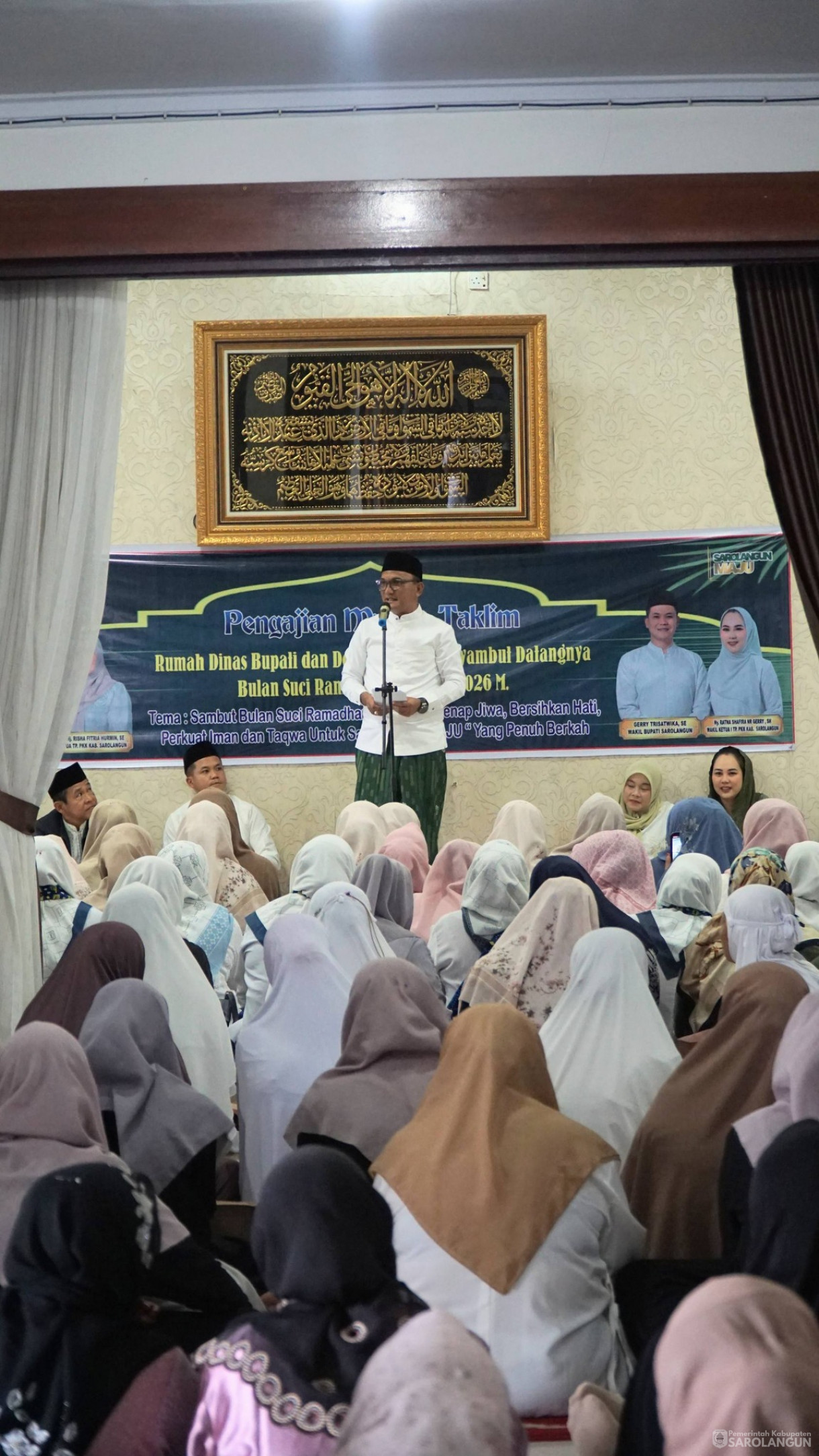 6 Januari 2026&nbsp; Pembacaan Majelis Ta lim dan Doa Bersama Menyambut Bulan Suci Ramadhan 1447 AH di DPRD Bupati Sarolangun