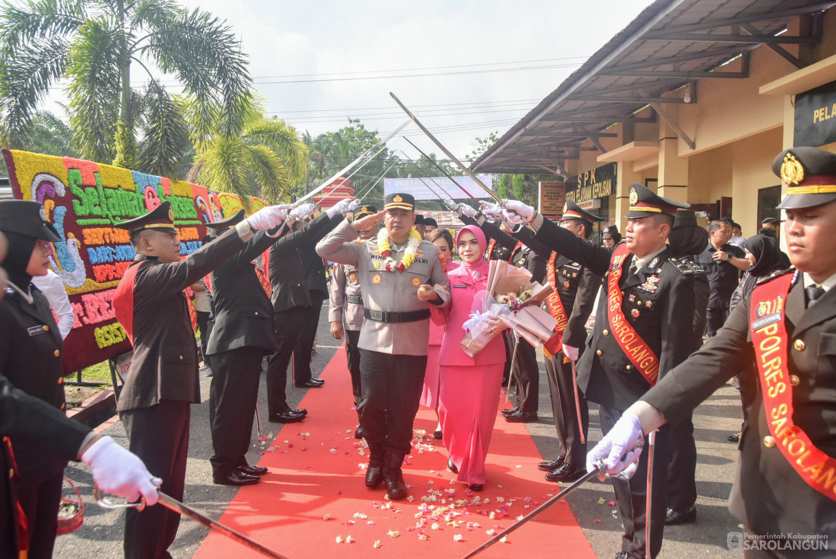 12 Juni 2025 -&nbsp;Penyambutan Bapak Kapolres Sarolangun