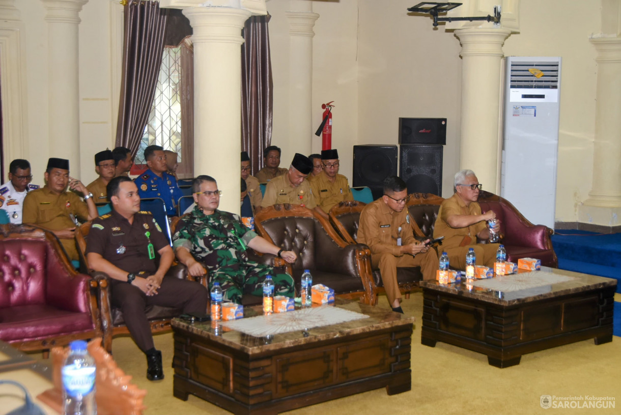 28 April 2025 - Rapat Paripurna Tingkat I Tahap II Pandangan Umum Fraksi DPRD Terhadap Penyampaian Laporan Keterangan Pertanggungjawaban Bupati Sarolangun Tahun 2024