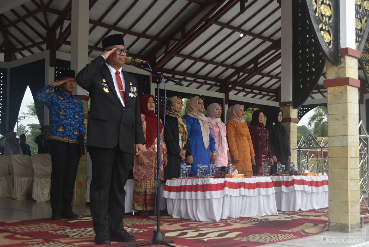 10 November 2024 -&nbsp;Upacara Peringatan Hari Pahlawan Nasional Ke 79, Bertempat di Lapangan Gunung Kembang Sarolangun