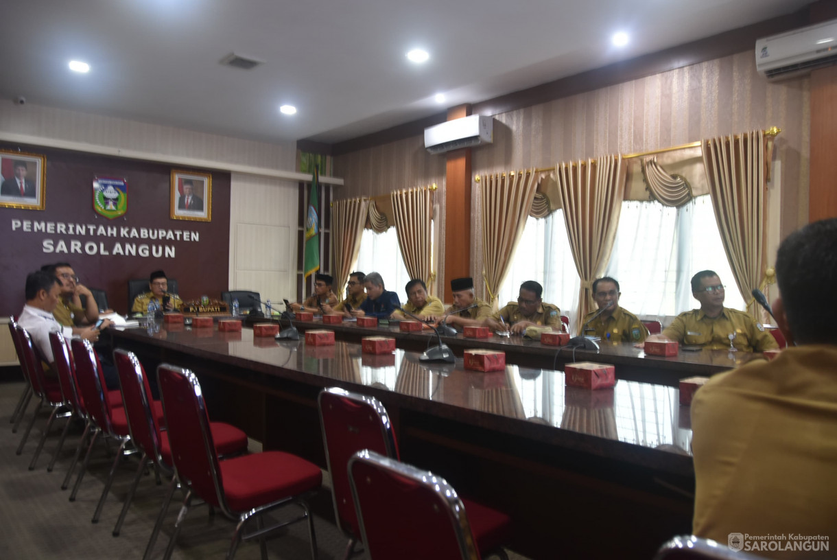19 Agustus 2024 - Rapat TPID Via Zoom Meeting, Bertempat di Ruang Pola Utama Kantor Bupati Sarolangun