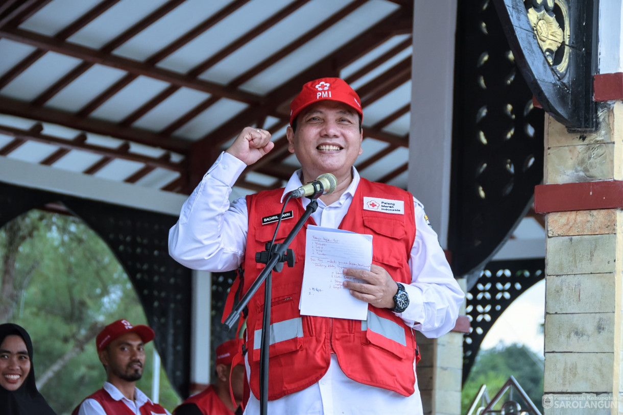 19 November 2023 - Penjabat Bupati Sarolangun Menghadiri Apel Dirgahayu Palang Merah Indonesia di Lapangan Gunung Kembang Sarolangun