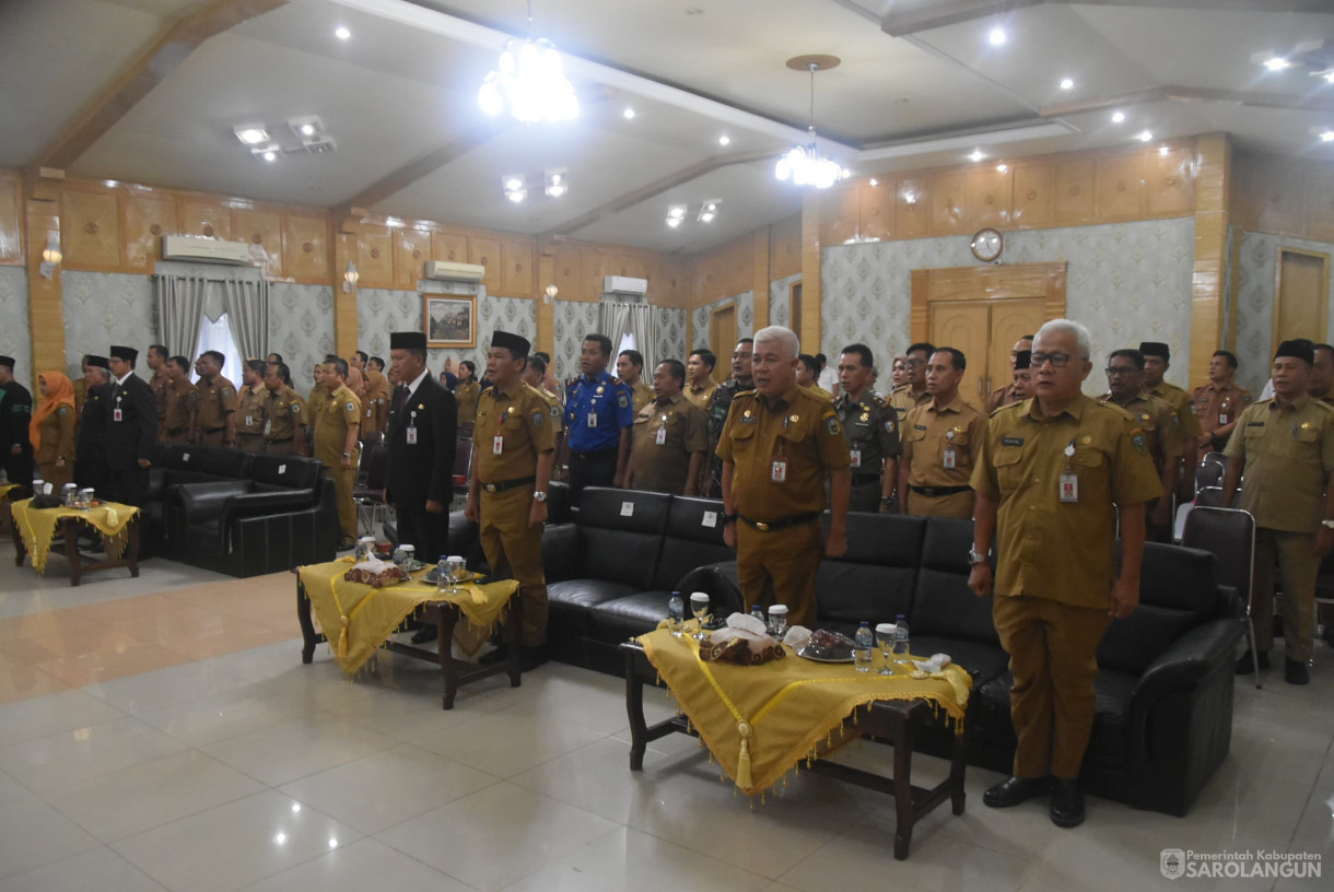 30 September 2024 -&nbsp;Pelantikan Dan Pengambilan Sumpah Janji Jabatan Penjabat Sekretaris Daerah Sarolangun, Bertempat di Aula Utama Kantor Bupati Sarolangun