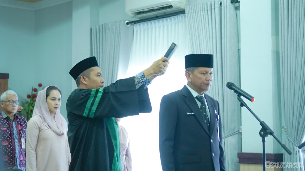 Pelantikan PJ Sekda Kabupaten Sarolangun