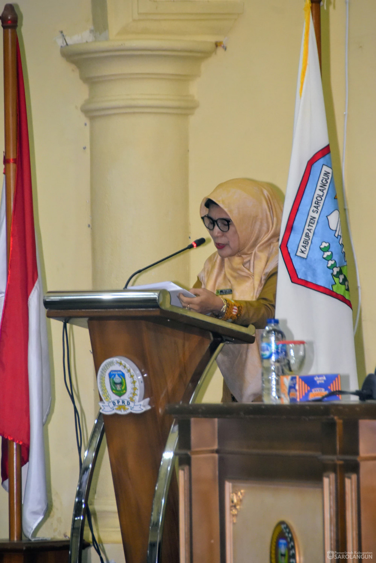 28 April 2025 - Rapat Paripurna Tingkat I Tahap II Pandangan Umum Fraksi DPRD Terhadap Penyampaian Laporan Keterangan Pertanggungjawaban Bupati Sarolangun Tahun 2024