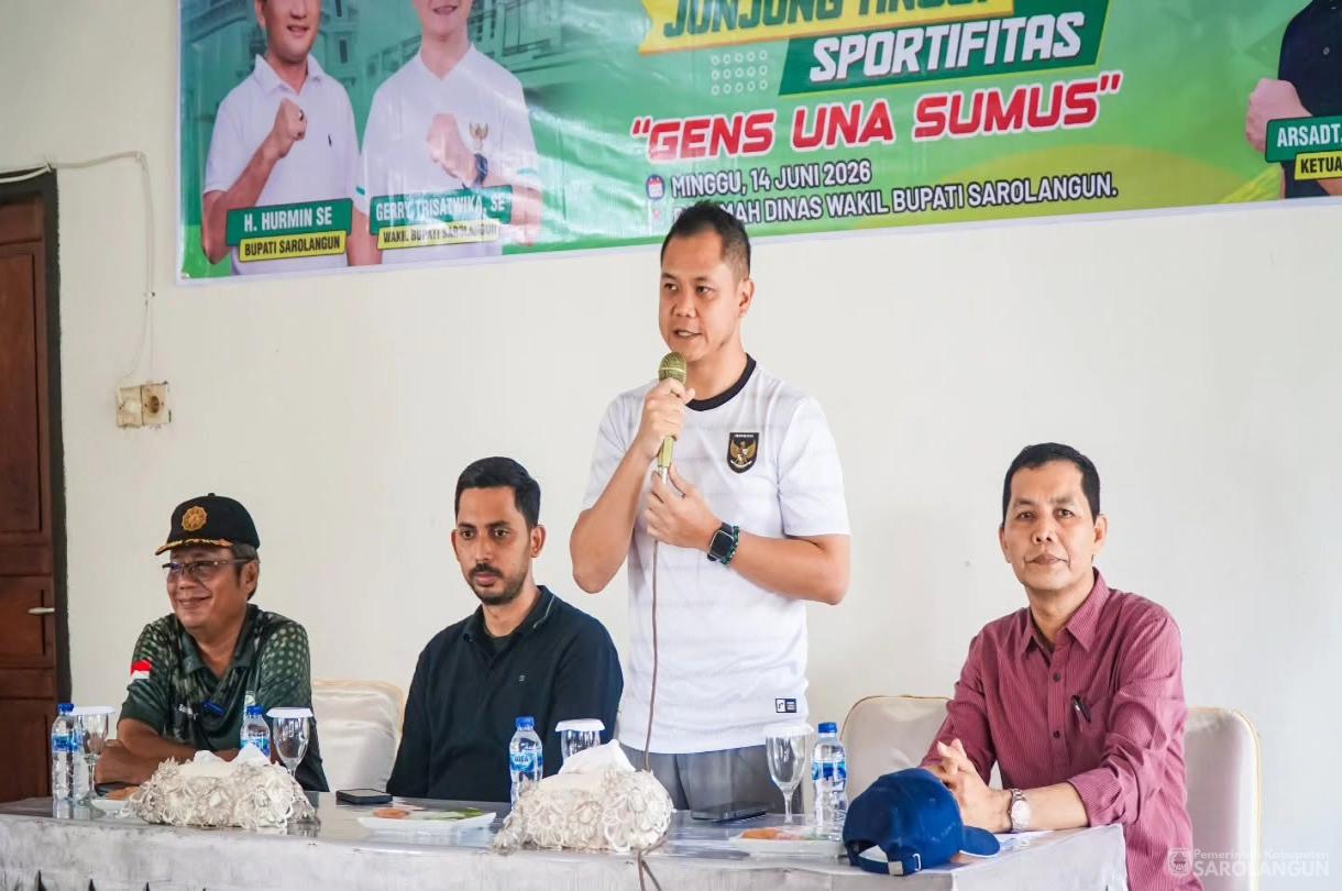 14 Juni 2026 Wakil Bupati Sarolangun Membuka Kejuaraan Catur Junior tingkat SD Kab. Sarolangun di Rumah Dinas Wakil Bupati Sarolangun