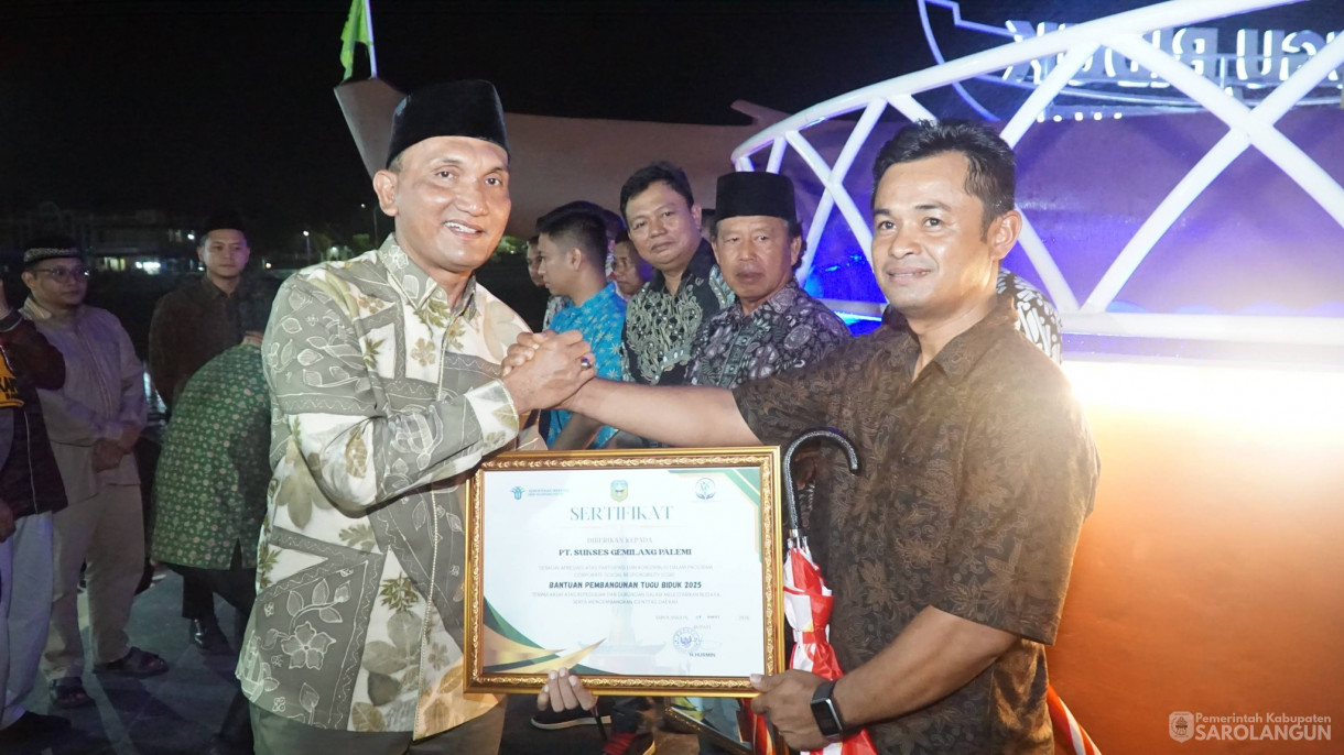 3 Maret 2026&nbsp;Peresmian Tugu Biduk Sarolangun