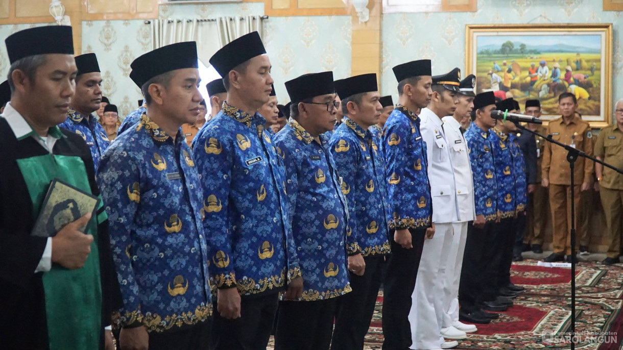 9 Maret 2026&nbsp;Pelantikan dan Pengambilan Sumpah Janji Jabatan Pejabat Administrator dan Pengawas di Lingkungan Pemkab Sarolangun