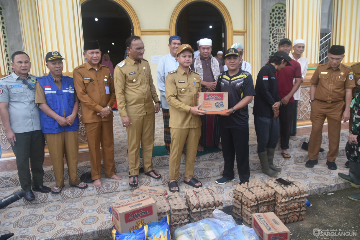 3 Maret 2025 -&nbsp;Meninjau Lokasi Banjir di Desa Ladang Panjang dan Desa Lidung