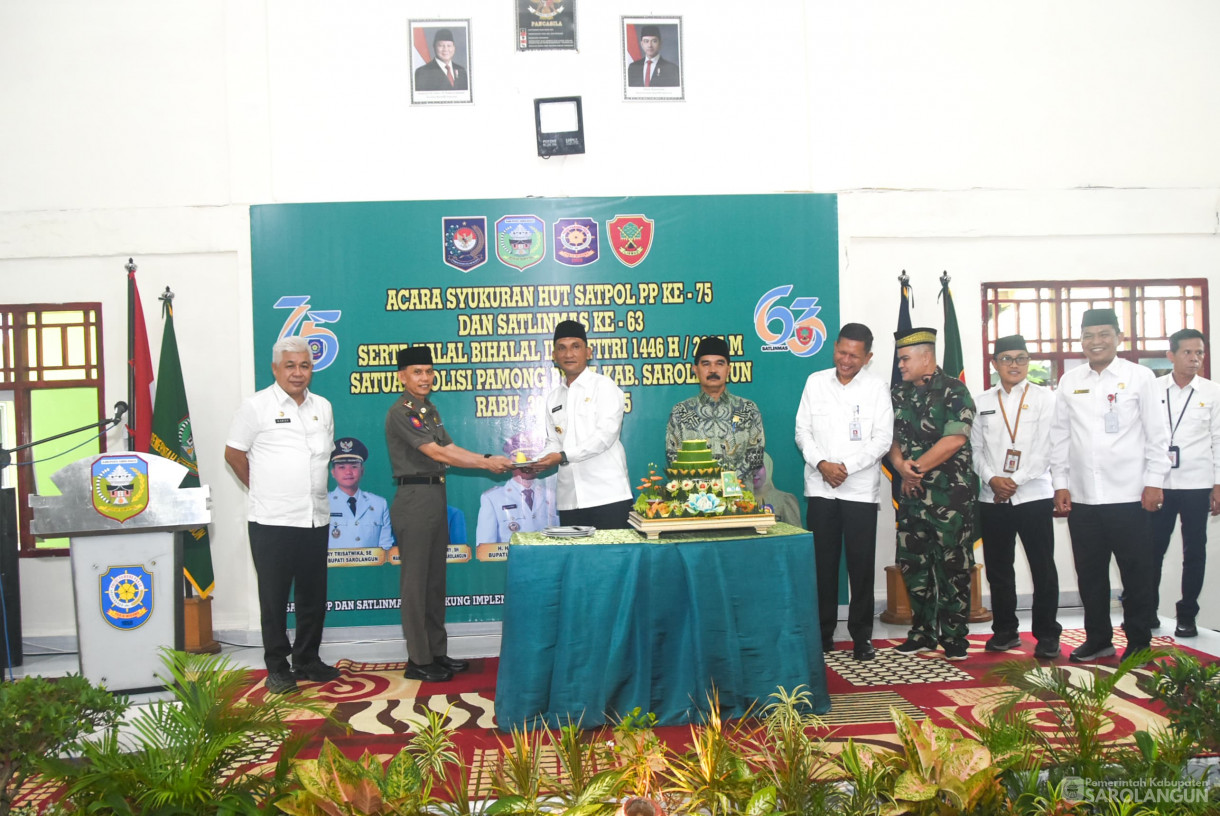 30 April 2025 - Syukuran HUT Satpol PP Ke 75 Tahun dan Satlinmas ke 63