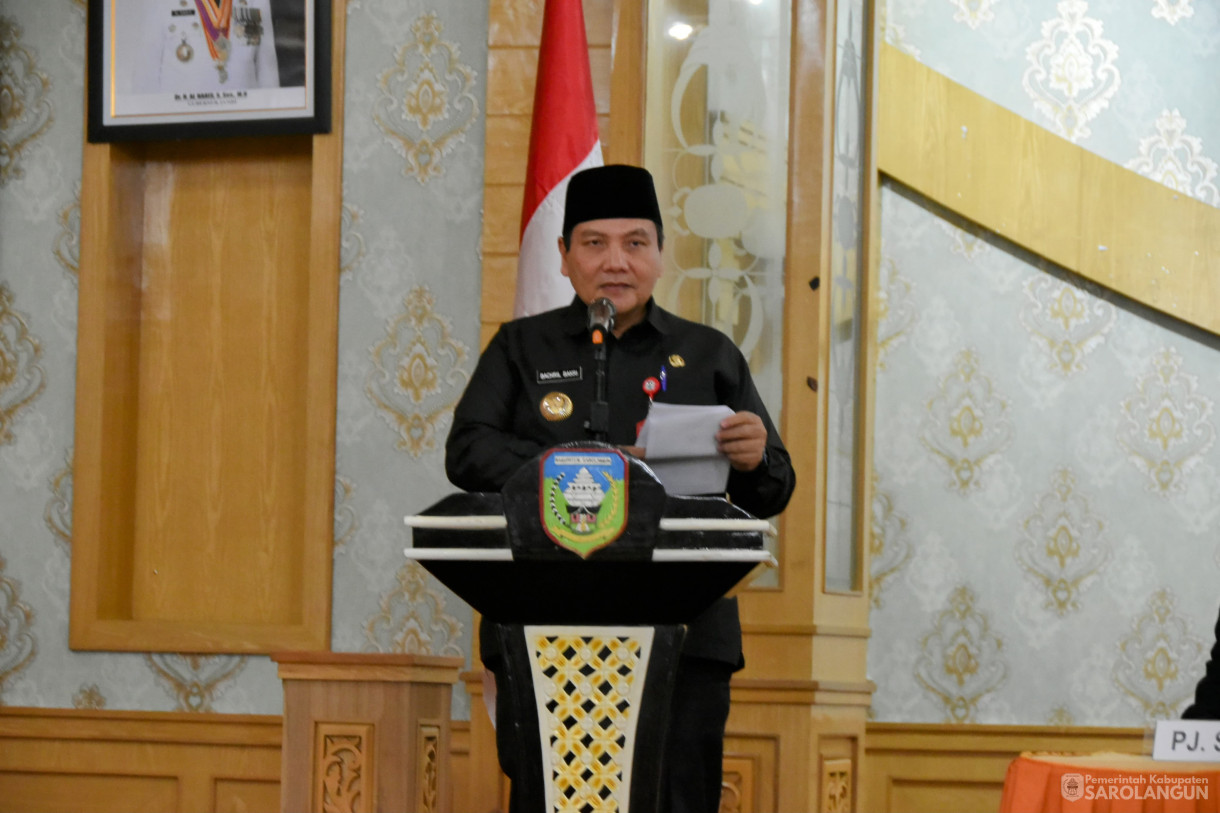 12 Desember 2023 - Pelantikan Dan Pengambilan Sumpah Janji Jabatan Penjabat Sekretaris Daerah Kabupaten Sarolangun Di Ruang Aula Utama Kantor Bupati Sarolangun