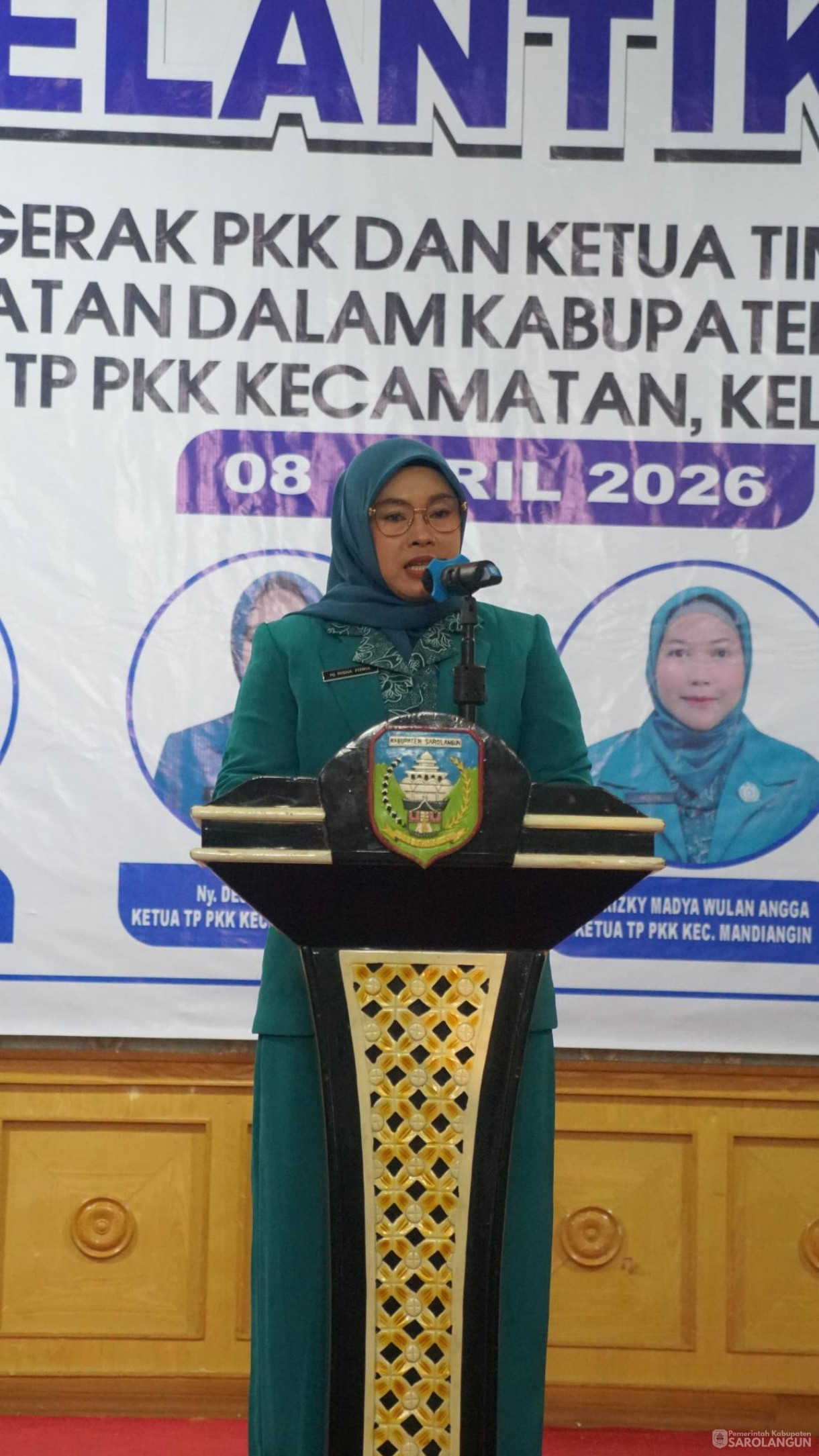 8 April 2026 Pelantikan Ketua TP PKK dan Ketua Pembina Posyandu 6 Kecamatan serta Rakor TP PKK