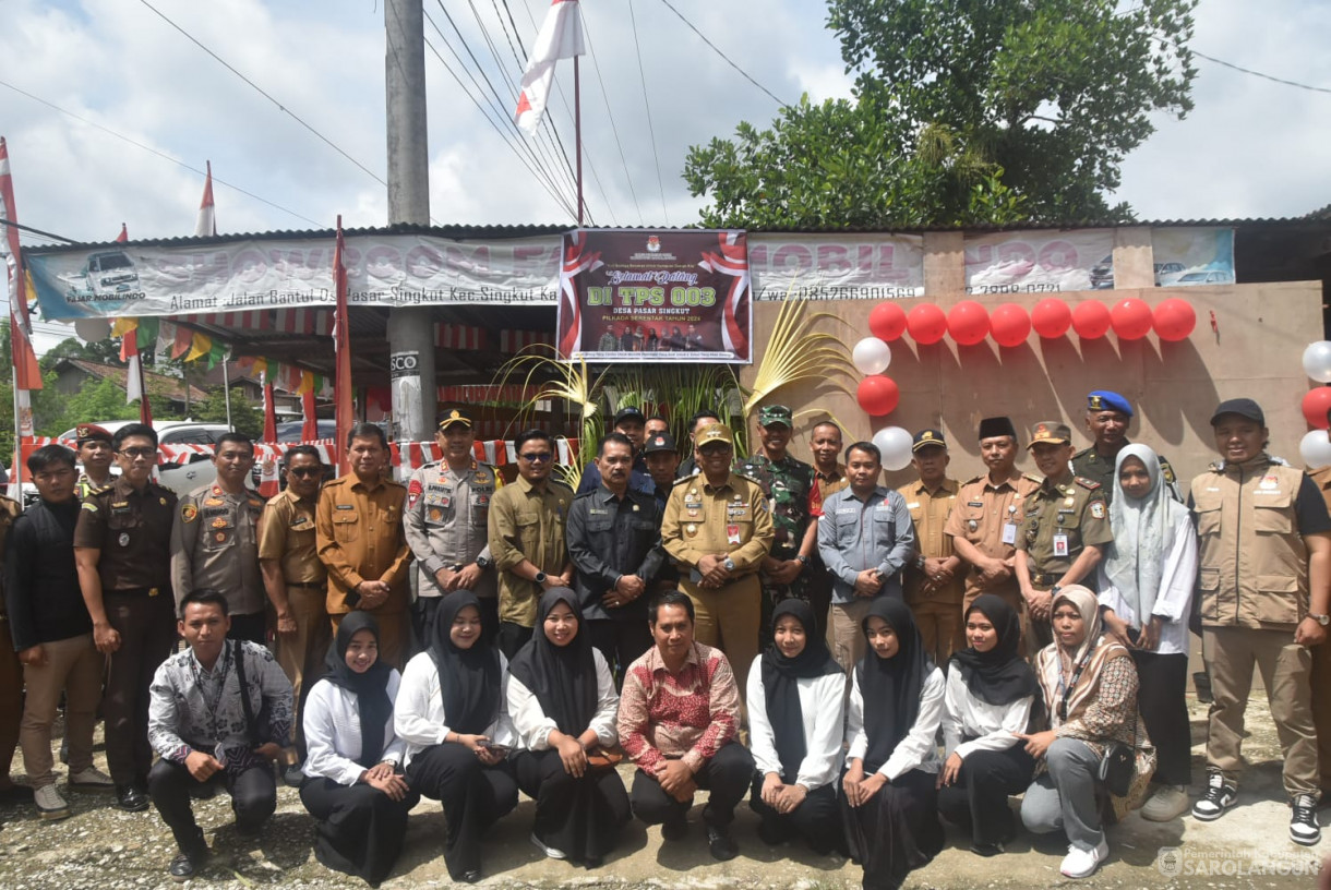 26 November 2024 - Monitoring TPS Bersama Forkopimda dan OPD di Kecamatan Singkut, Pelawan, Dan Sarolangun