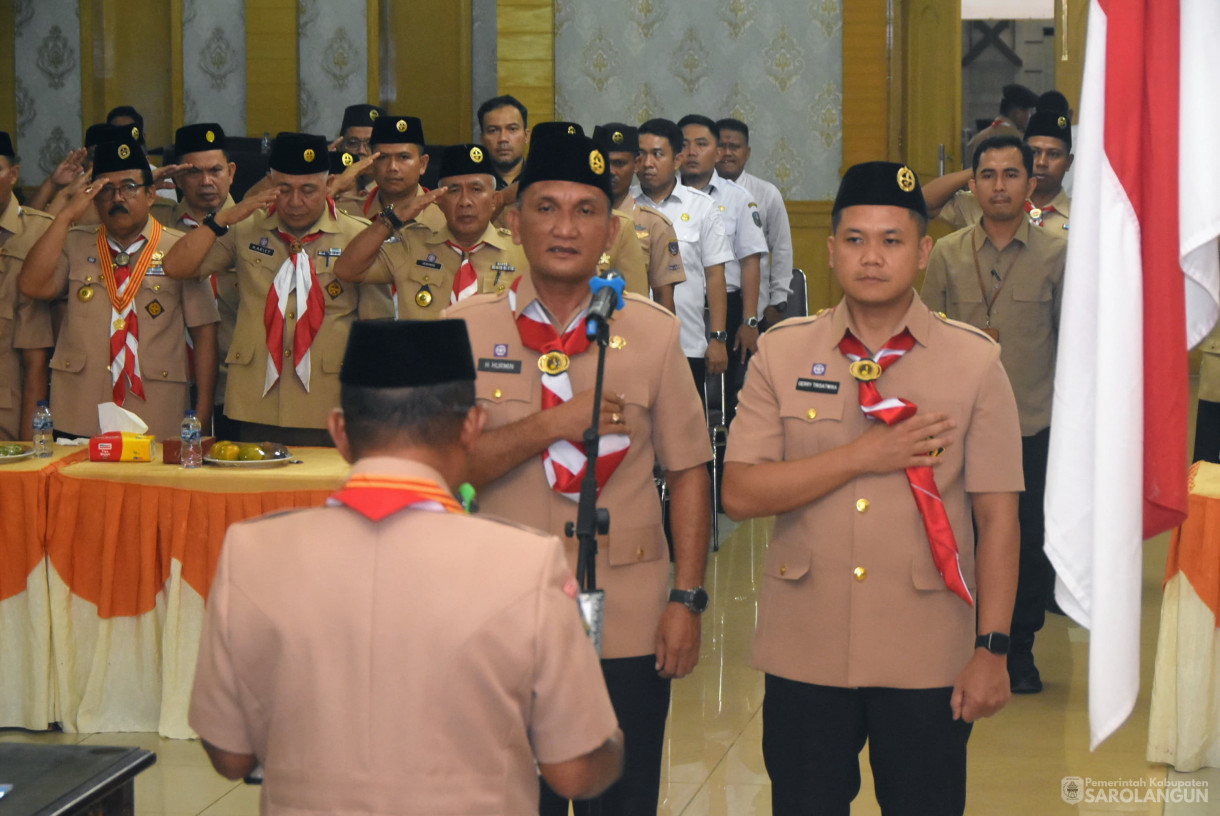 9 Juli 2025 -&nbsp;Pelantikan Ketua Majelis Pembimbing Cabang dan Wakil Ketua Majelis Cabang Gerakan Pramuka Sarolangun