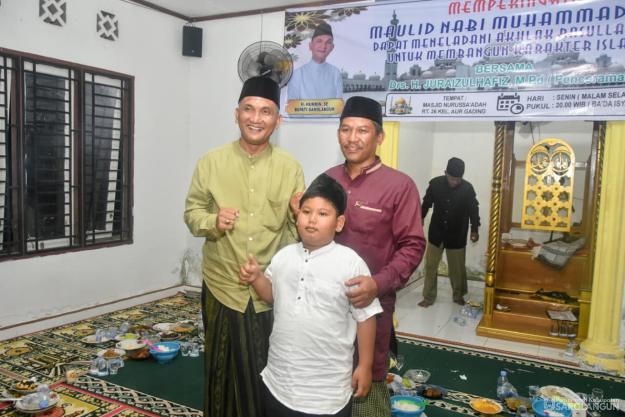 22 September 2025 Maulid Nabi Muhammad SAW di Masjid Nurussaadah RT 26 Kelurahan Aurgading
