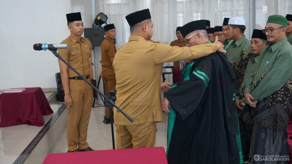 30 Juni 2025 - Pelantikan Dewan Hakim pada pagelaran MTQ Tingkat Kabupaten Sa