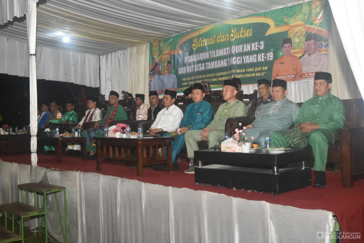 23 September 2025&nbsp; Pembukaan MTQ Ke III Tingkat Desa Tambang Tinggi dan HUT Desa Tambang Tinggi yang Ke 19 tahun