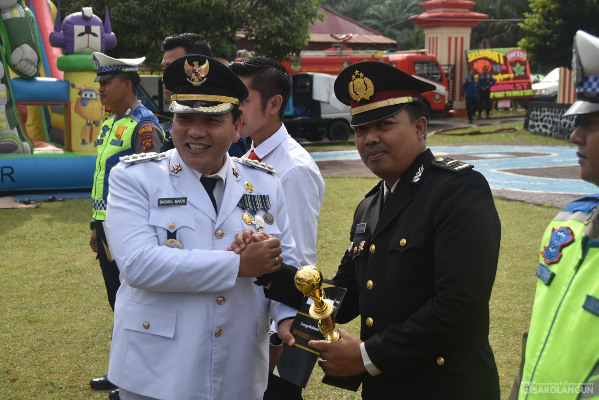 1 Juli 2024 -&nbsp;Ops Upacara Bhayangkara ke 78 Tahun 2024, Bertempat di Lapangan Polres Sarolangun