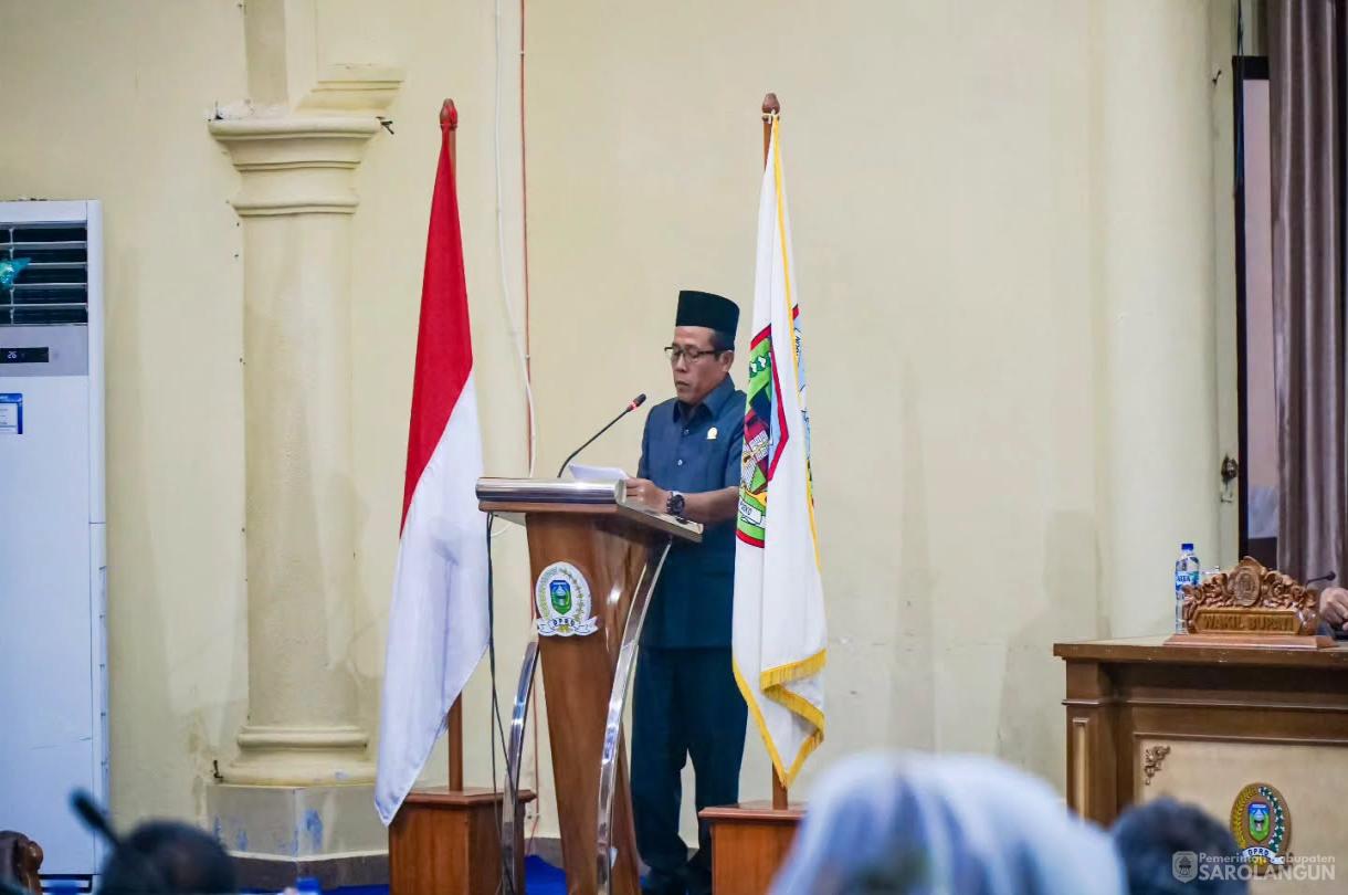 3 Agustus 2026 Rapat Paripurna Tingkat I Tahap II di Gedung DPRD Kabupaten Sarolangun dan Rapat Paripurna Laporan Pansus II dan Pansus III DPRD Kabupaten Sarolangun Terhadap PAD dan Aset Kabupaten Sarolangun