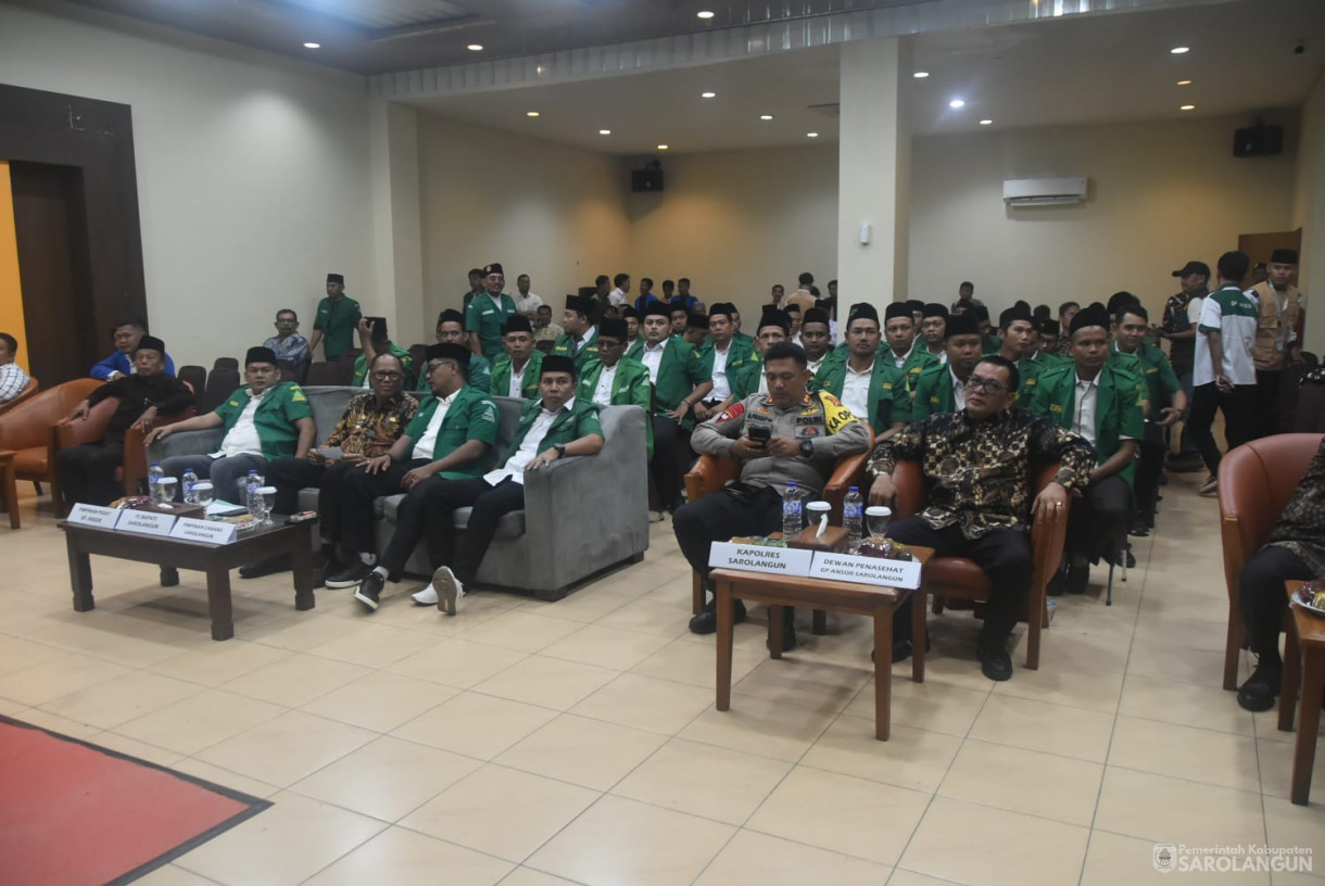26 Desember 2024 - Pelantikan Pimpinan Cabang Gerakan Pemuda Ansor Kabupaten Sarolangun di Hotel Abadi Sarolangun