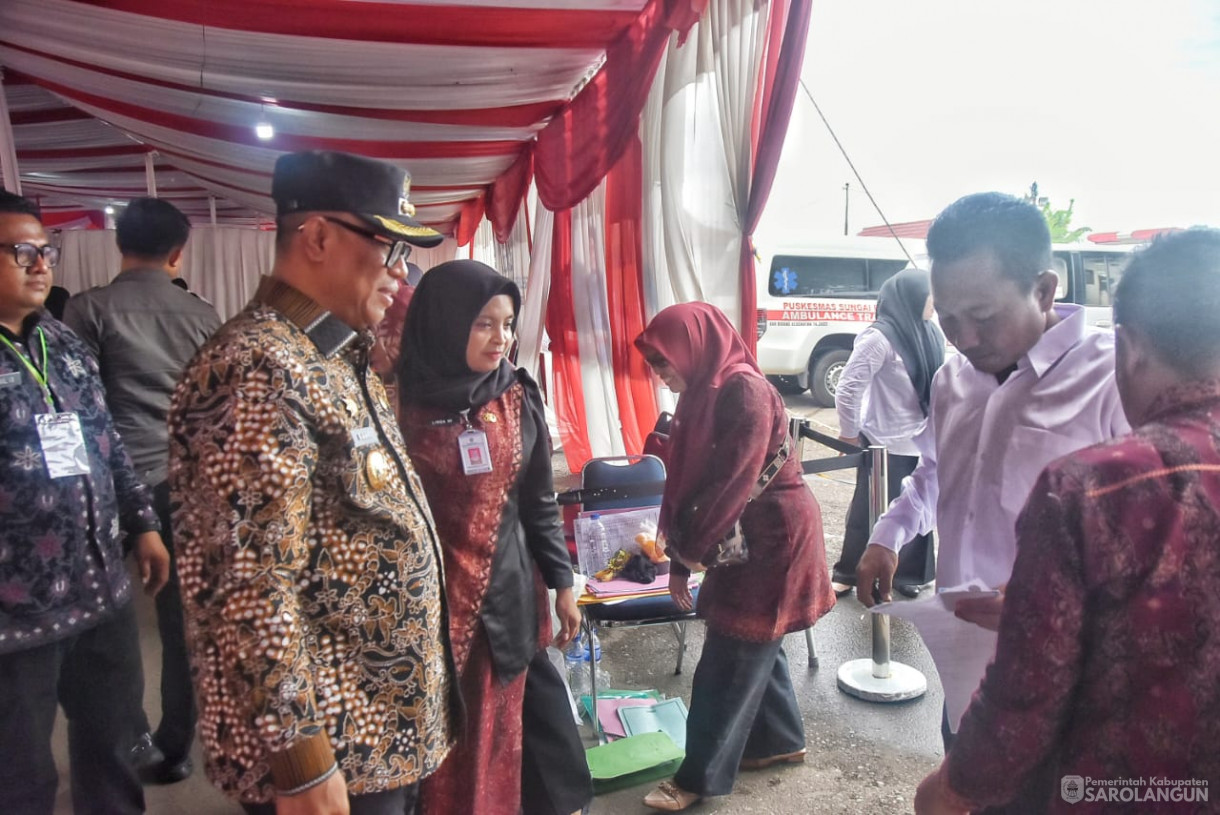 12 Desember 2024 - Monitoring Pelaksanaan Tes PPPK Teknis Pemerintah Kabupaten Sarolangun, Bertempat di Gedung Graha Bandara Sultan Taha Jambi