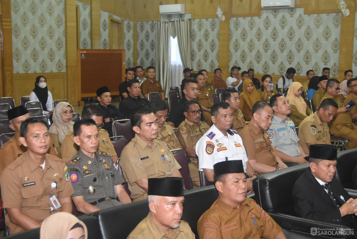 29 Juli 2025 - Pelantikan Pj Sekretaris Daerah Sarolangun di Aula Bappeda Sarolangun