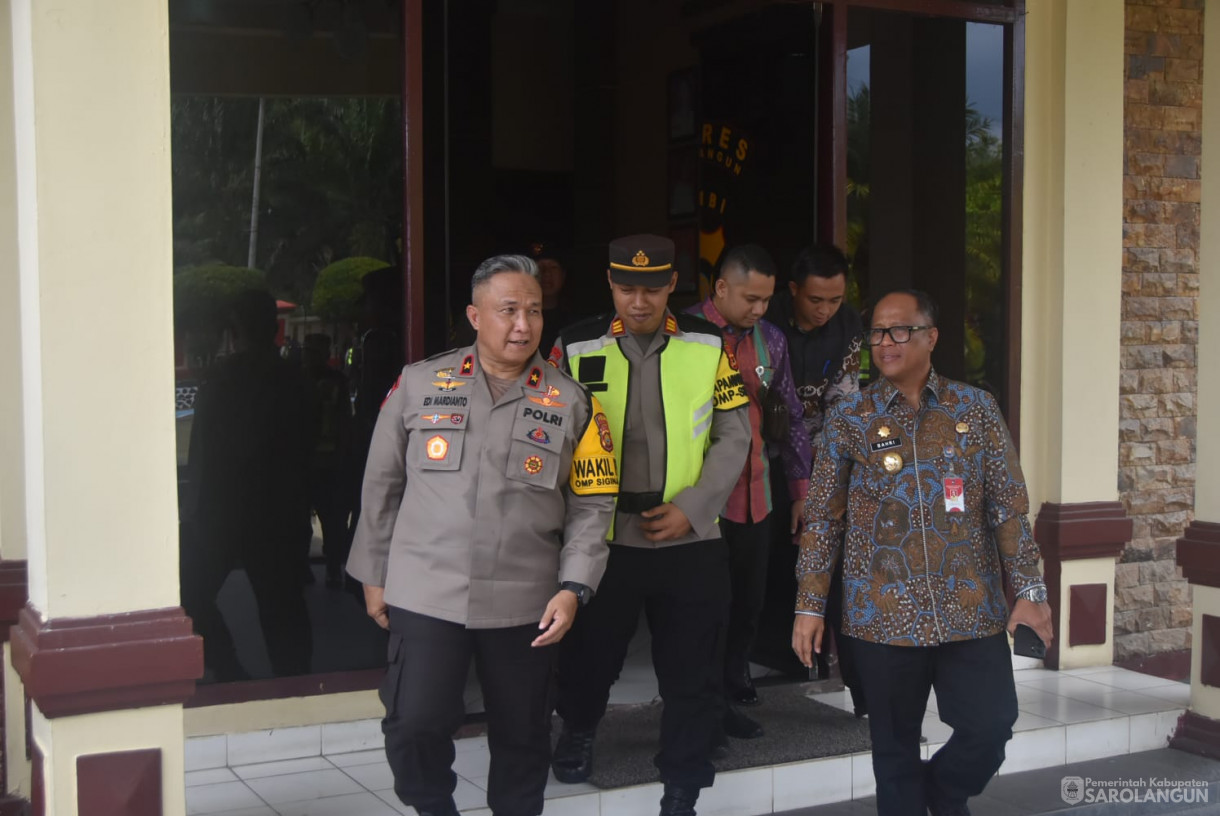 21 November 2024 - Penyambutan Wakapolda Jambi di Kantor Polres Sarolangun