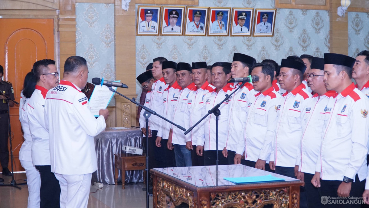 22 Januari 2026 Pelantikan Pengurus DPC APDESI Merah Putih Kabupaten Sarolangun