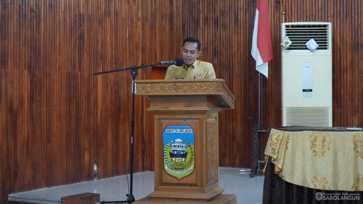 4 September 2025&nbsp; Wakil bupati Sarolangun Membuka Rapat Koordinasi Bimbingan Teknis Pengisian Web Aplikasi Aksi Konvergensi Percepatan Penurunan Stunting Kabupaten Sarolangun Tahun 2025