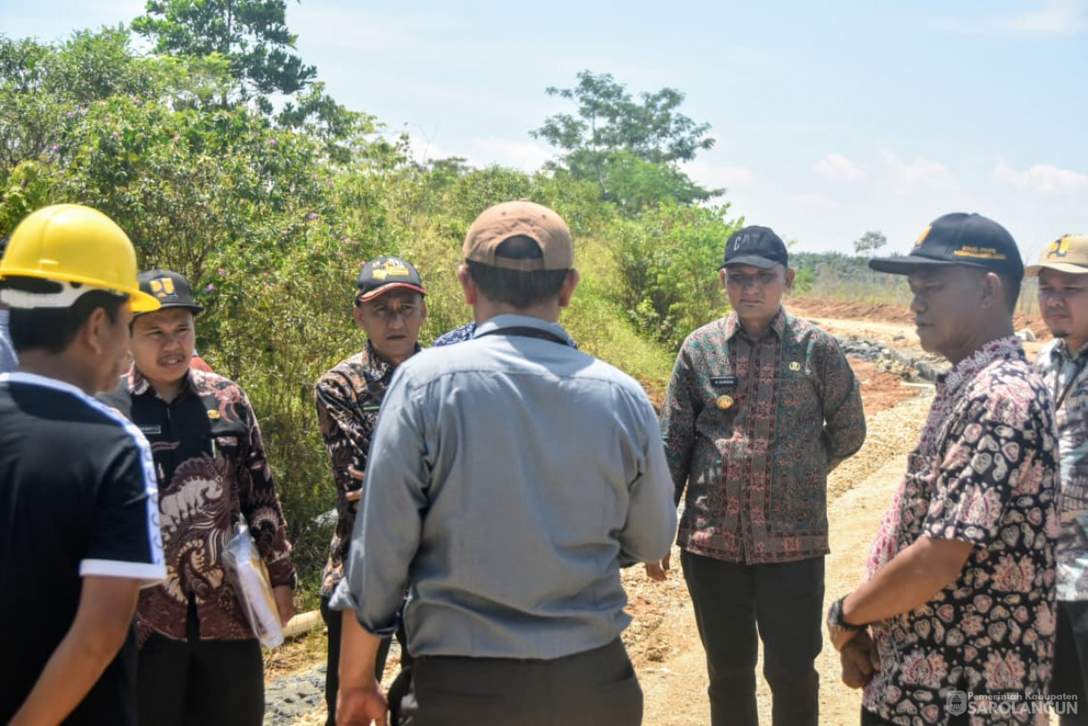 30 Oktober 2025 Peninjauan Proyek PBJ Strategis di RSUD dan Jalan Desa Panti&nbsp; Lubuk Resam