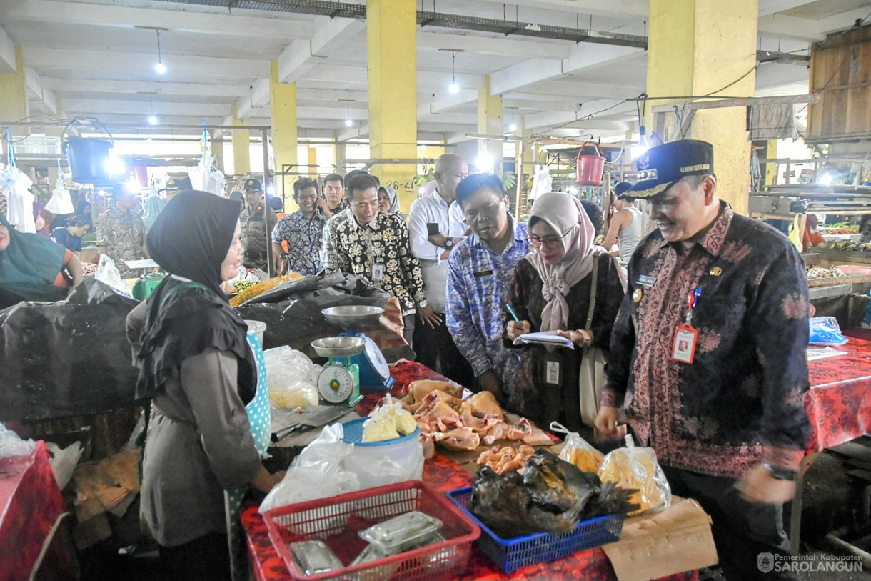 1 Februari 2024 - Sidak Pasar Dalam Rangka Penanganan Inflasi Di Pasar Singkut