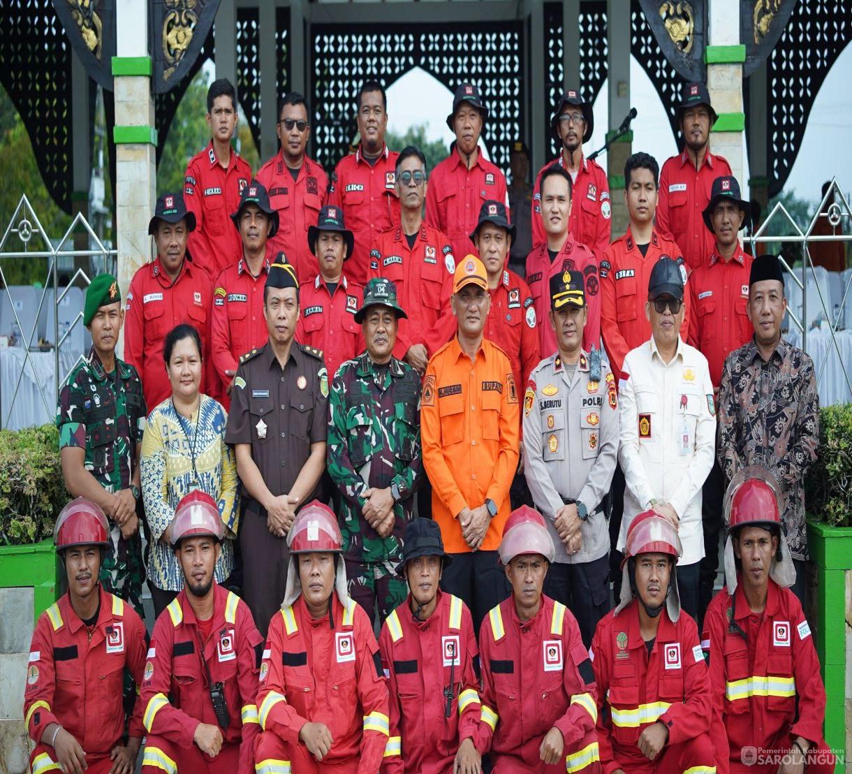 7 Juli 2026 Apel Gabungan dan Gelar Pasukan Siaga Darurat Bencana Kebakaran Hutan dan Lahan di Kabupaten Sarolangun Tahun 2026