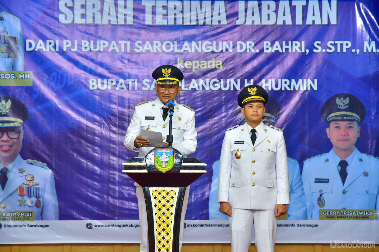 4 Maret 2025 - Serah Terima Jabatan Bupati Sarolangun, Bertempat di Ruang Aula Utama Kantor Bupati Sarolangun&nbsp;