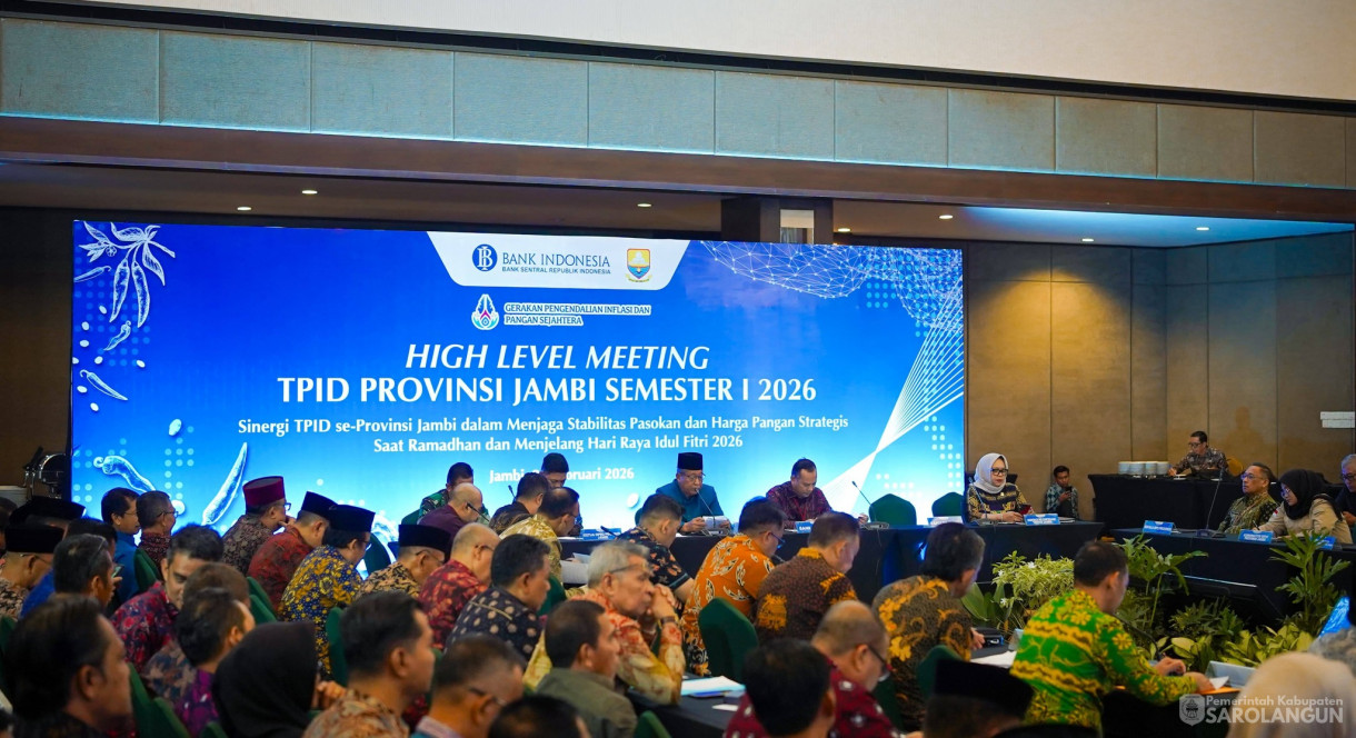 27 Februari 2026&nbsp;High Level Meeting TPID Provinsi Jambi Semester I 2026