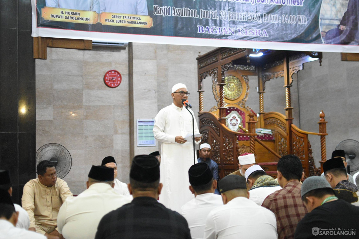 23 Januari 2026 Subuh Akbar Memperingati Isra Miraj Nabi Muhammad SAW dan Menyambut Datangnya Bulan Suci Ramadhan 1447 H Bersama Syeh Ahmed Al Sharif Dari Kairo Mesir